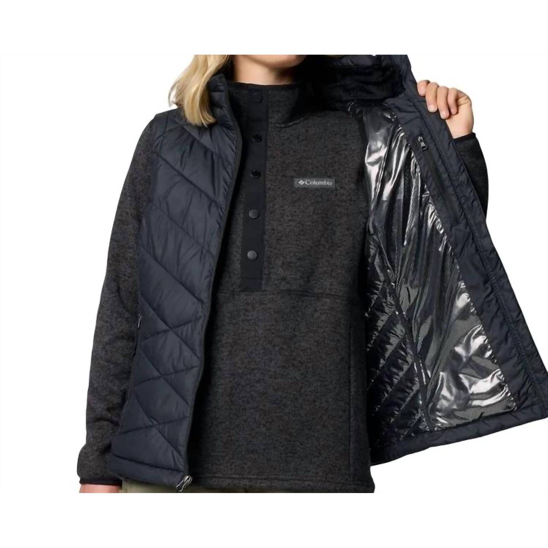 New Columbia Heavenly Ii Vest In Black